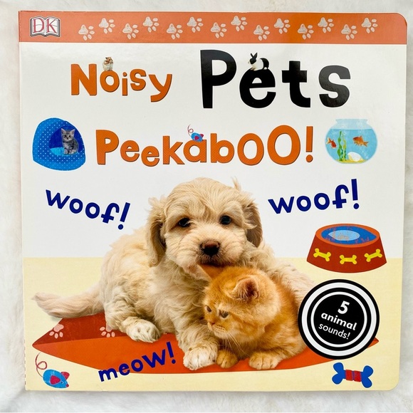 Noisy Animals, Peekaboo, Flip Children’s Book Lot - Picture 2 of 4